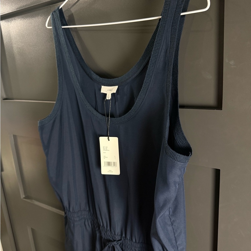 A Loves A Navy Jogger Women’s Size Large Jumpsuit NWT 🔥 - Picture 6 of 13